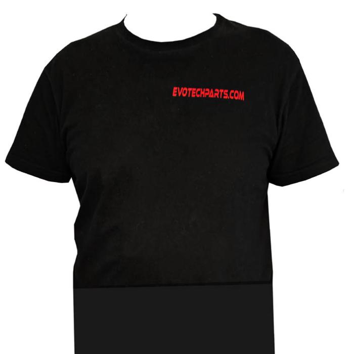 T-Shirt EVOTECHPARTS.COM - Schwarz